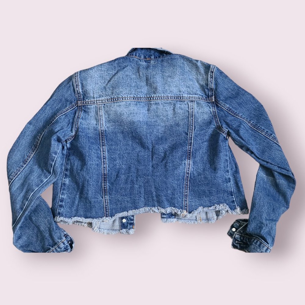 Cropped Denim Jacket - Picture 2 of 3